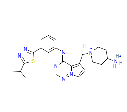 2D structure of the orthosteric ligand