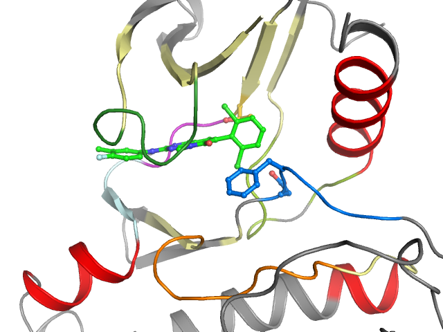 The orthosteric binding pocket