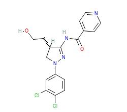 2D structure of the allostericligand
