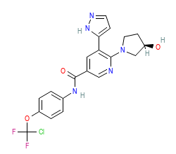 2D structure of the allostericligand