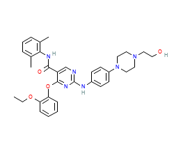 2D structure of the orthosteric ligand