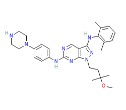 2D structure of the orthosteric ligand