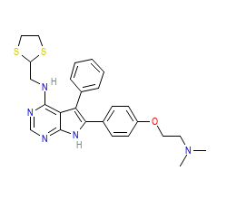 2D structure of the orthosteric ligand