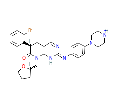 2D structure of the orthosteric ligand