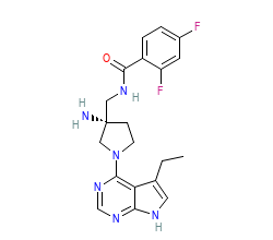 2D structure of the orthosteric ligand