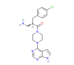 2D structure of the orthosteric ligand