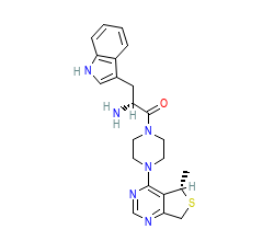 2D structure of the orthosteric ligand