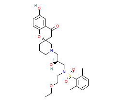 2D structure of the orthosteric ligand