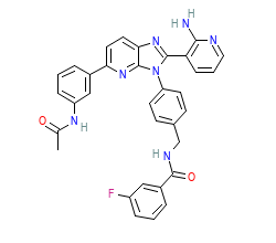 2D structure of the allostericligand