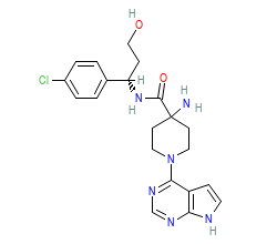 2D structure of the orthosteric ligand