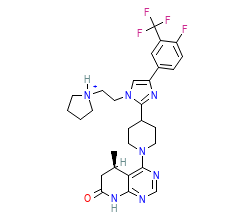 2D structure of the orthosteric ligand