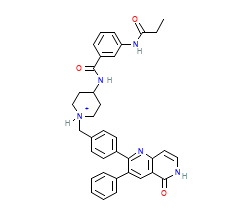 2D structure of the orthosteric ligand