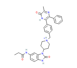 2D structure of the orthosteric ligand