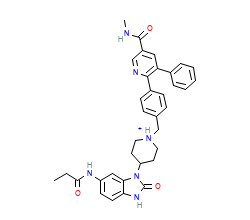 2D structure of the orthosteric ligand