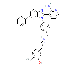 2D structure of the orthosteric ligand