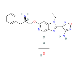2D structure of the orthosteric ligand