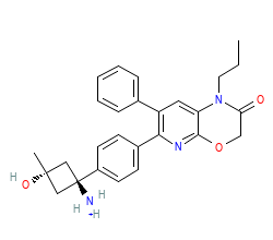 2D structure of the orthosteric ligand