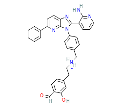 2D structure of the orthosteric ligand