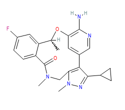 2D structure of the orthosteric ligand
