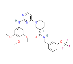2D structure of the orthosteric ligand