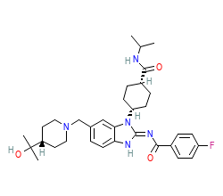 2D structure of the orthosteric ligand