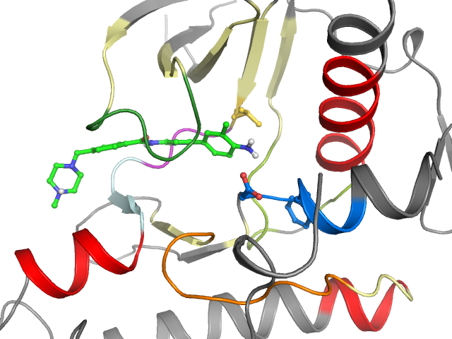 The orthosteric binding pocket