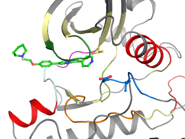 The orthosteric binding pocket