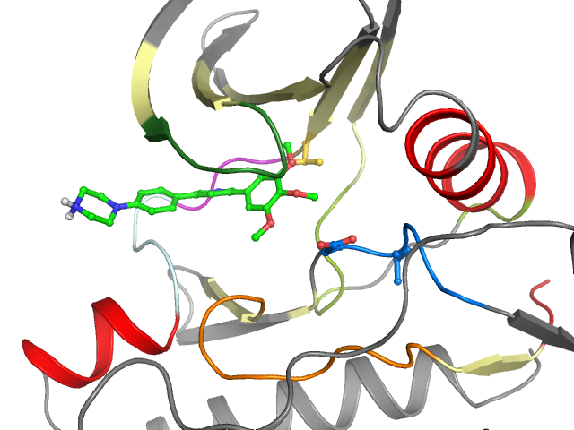 The orthosteric binding pocket