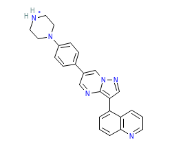 2D structure of the orthosteric ligand