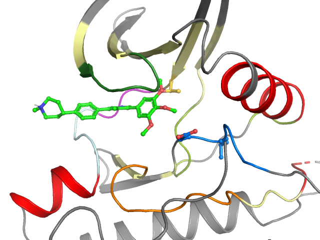 The orthosteric binding pocket