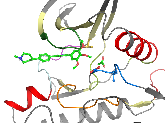The orthosteric binding pocket