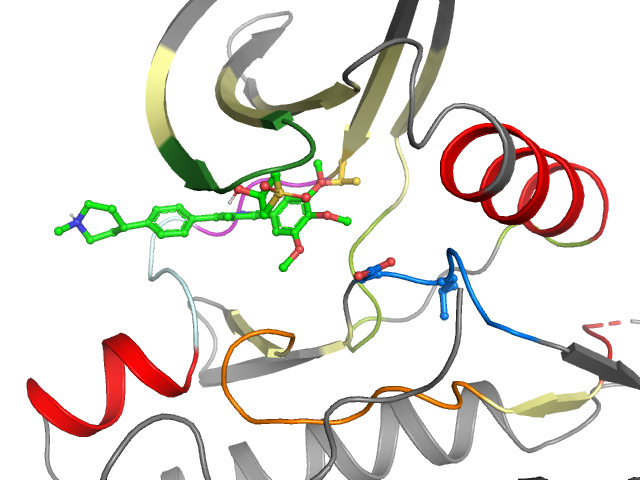 The orthosteric binding pocket