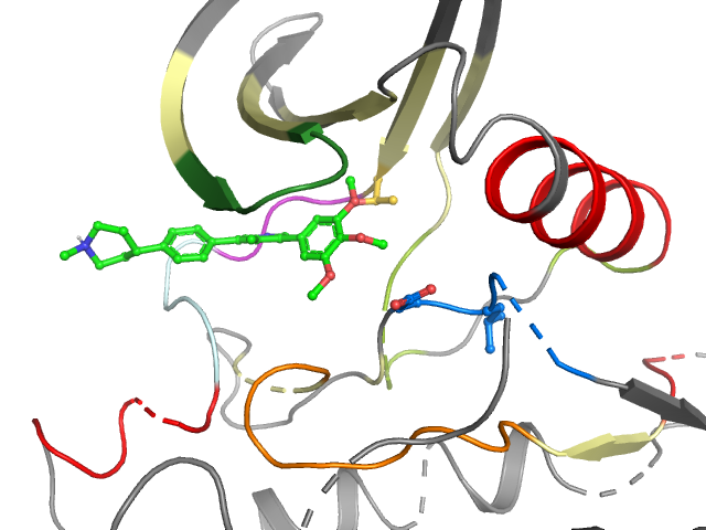 The orthosteric binding pocket
