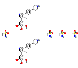 2D structure of the allostericligand