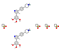 2D structure of the allostericligand