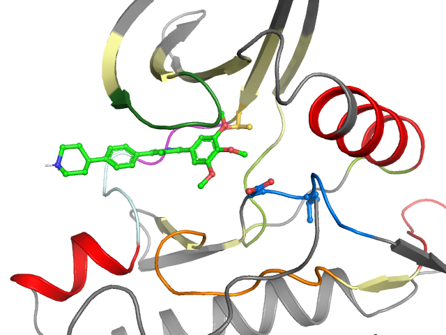 The orthosteric binding pocket