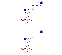 2D structure of the allostericligand