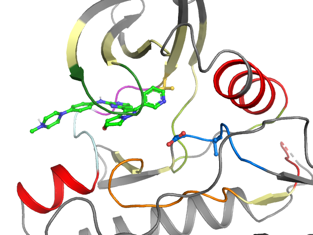 The orthosteric binding pocket