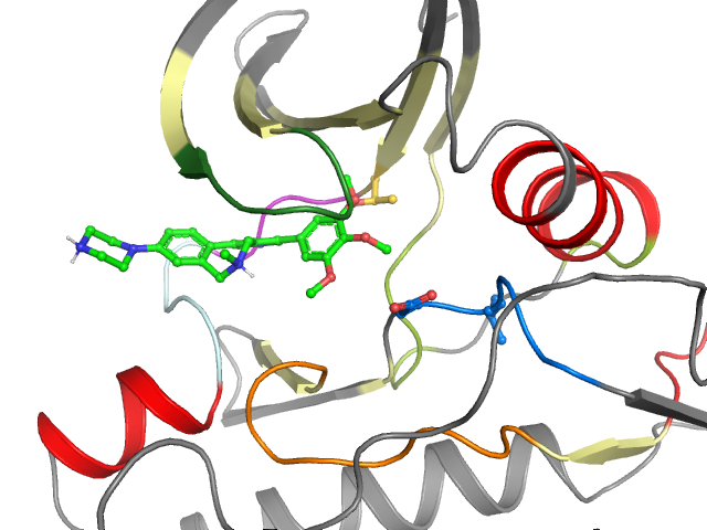 The orthosteric binding pocket