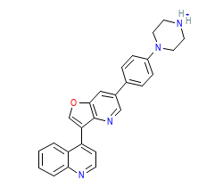 2D structure of the orthosteric ligand