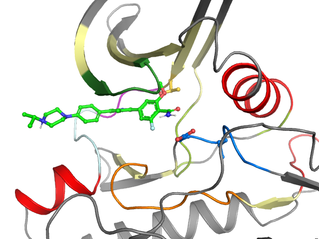 The orthosteric binding pocket