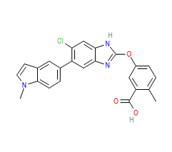 2D structure of the allostericligand