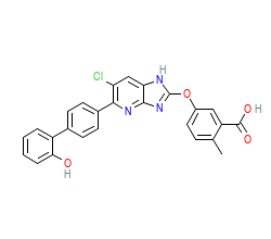 2D structure of the allostericligand