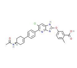 2D structure of the allostericligand