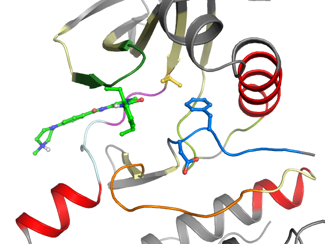 The orthosteric binding pocket
