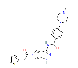 2D structure of the orthosteric ligand
