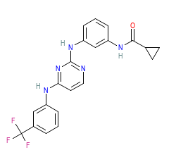 2D structure of the orthosteric ligand