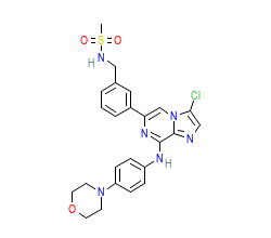 2D structure of the orthosteric ligand