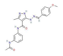 2D structure of the orthosteric ligand