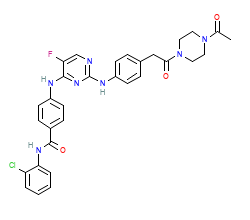 2D structure of the orthosteric ligand